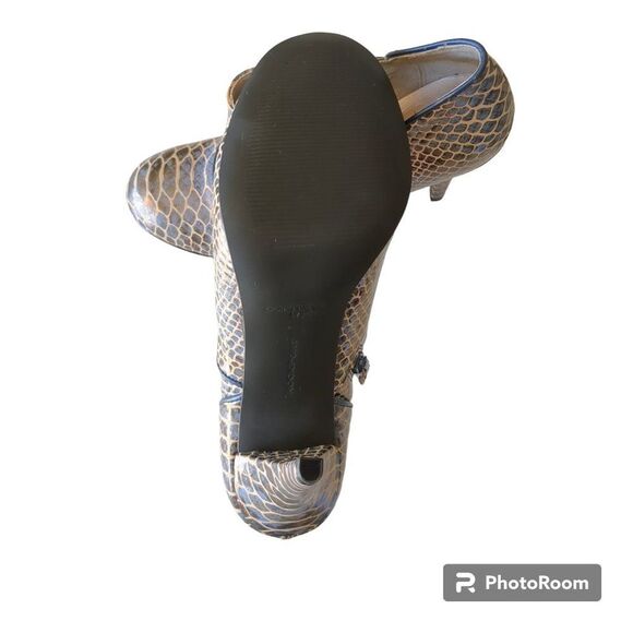 ROCKPORT Womens Boots Presia Snakeskin Booties Shooties Comfort Heels Size 8 - Picture 8 of 11